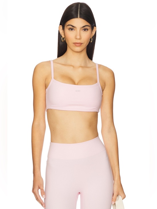 437 Pants - 437 Micro Bra + Bike Shorts in Powder Pink